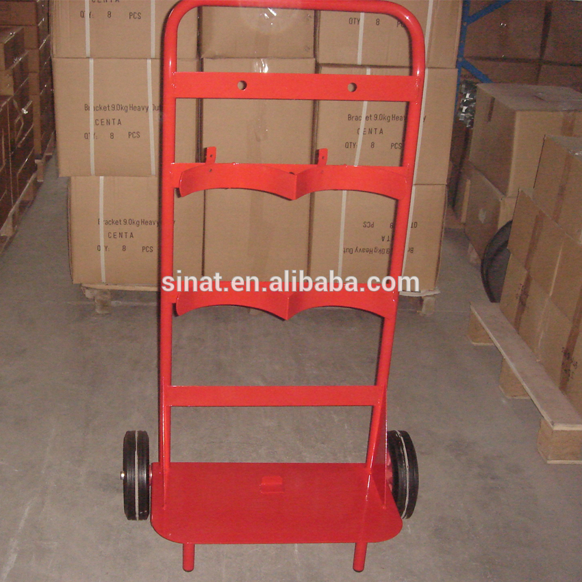 Fire extinguisher steel Hand trolley