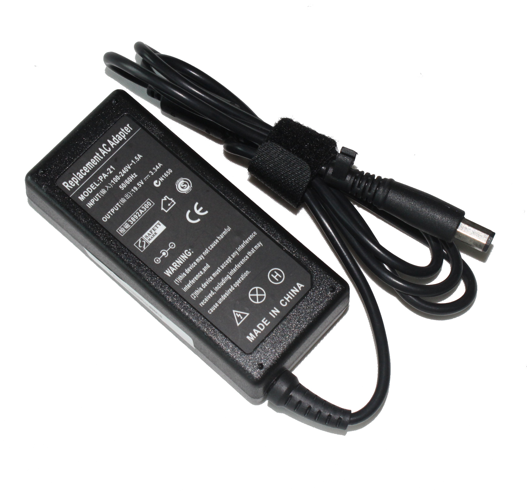 Notebook AC Adapter Power Supply for Dell PA-21 19.5V 3.34A Laptop Charger with Octaganal Tip