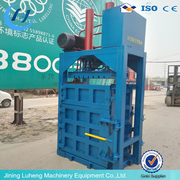 manual hydraulic used clothing  press silage baler machine