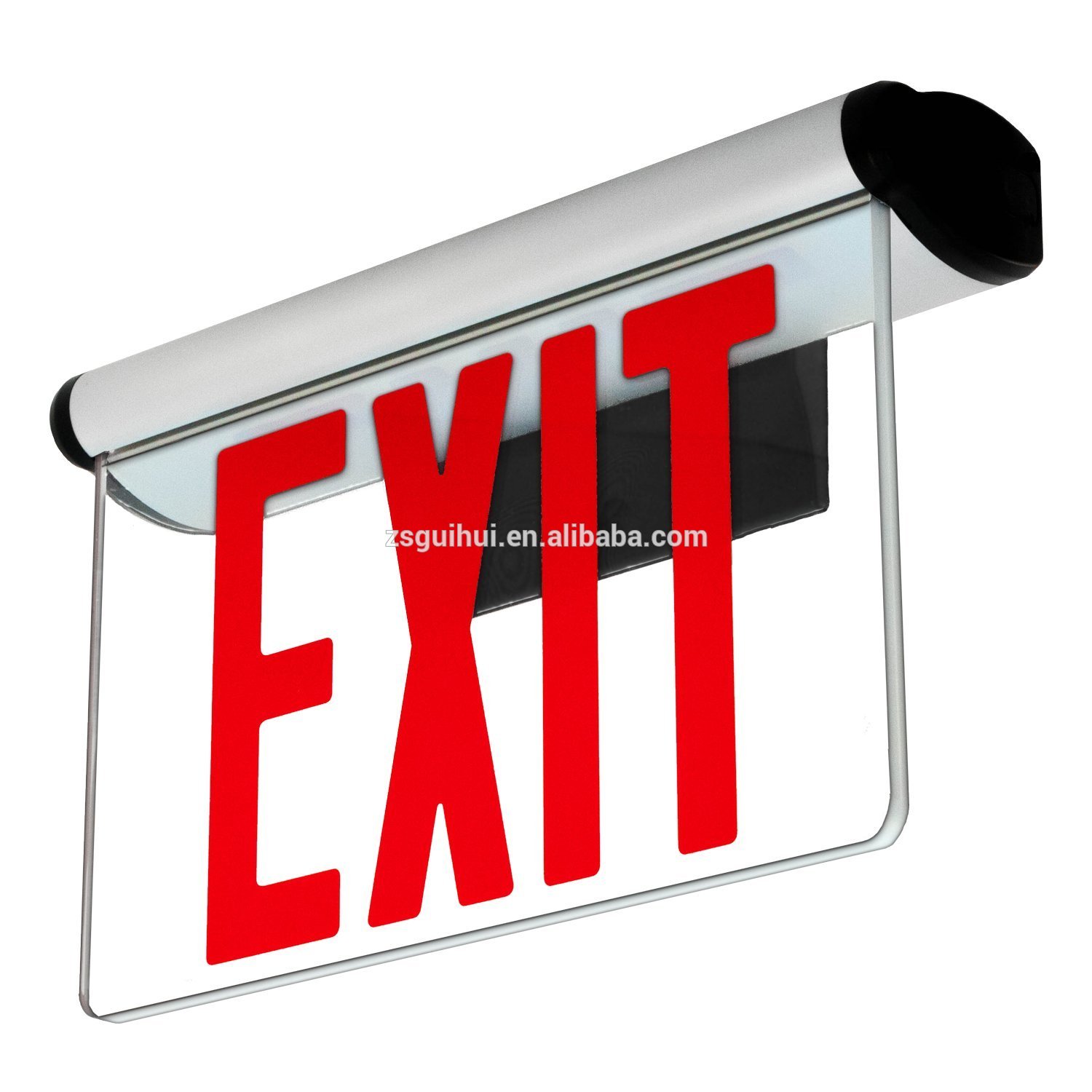 Self-powered saa emergency exit sign plate ceiling self test emergency led light luminous exit signs contained emergency light
