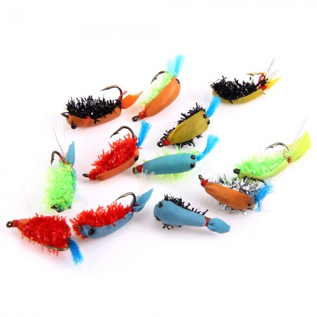 12pcs Fish Fishing Sharpened Hooks Fishhook Tackle High Carbon Steel Top Quality