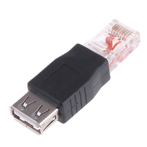 USB A Female to Ethernet RJ45 Adapter Connector USB Adapter Computer Networking Connectors Terminals USB Sata Adapter