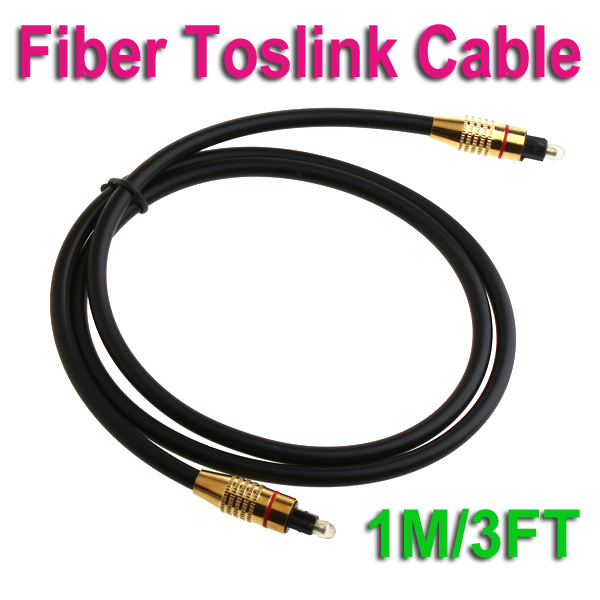1M/3FT Digital Audio Optical Fiber Cable Toslink Cable Cord Male to Male