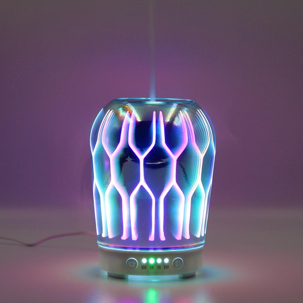 Fast Shipping Factory Outlet Amazing 3D Glass Essential Oil Diffuser