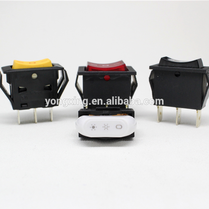 hot selling free sample kcd 3 position 3 rocker switch