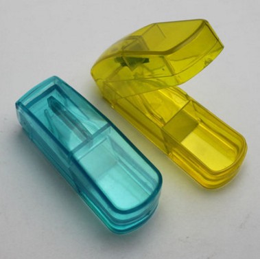 Medicine storage case Drug Pill Box with Cutting Knife