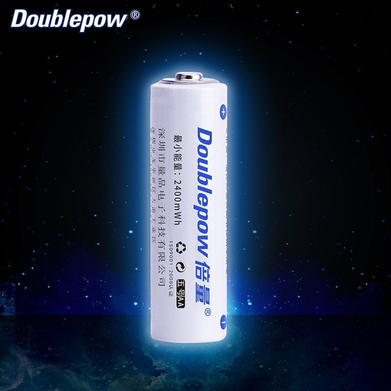 Deep Cycle 1.5v um3 aa Size 2400mAh Rechargeable Li-ion Battery Cell with AA Battery Holder Box
