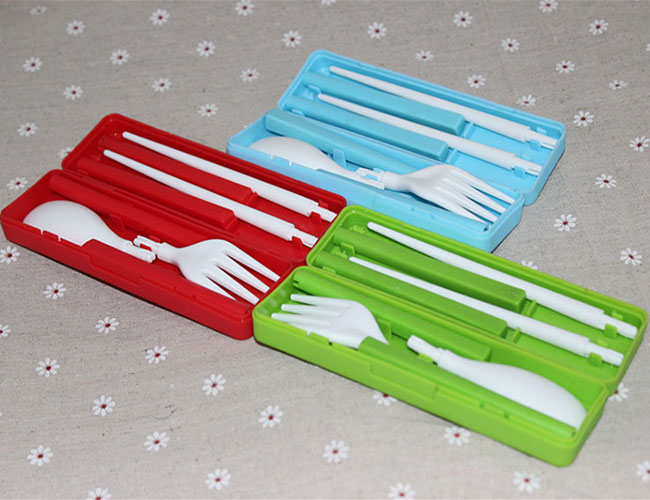 Portable Travel Cutlery set/Set Food grade cutlery set/disposable plastic cutlery