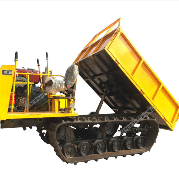 clambing Gradient 30 degree small tracked carrier dumper with rubber crawler