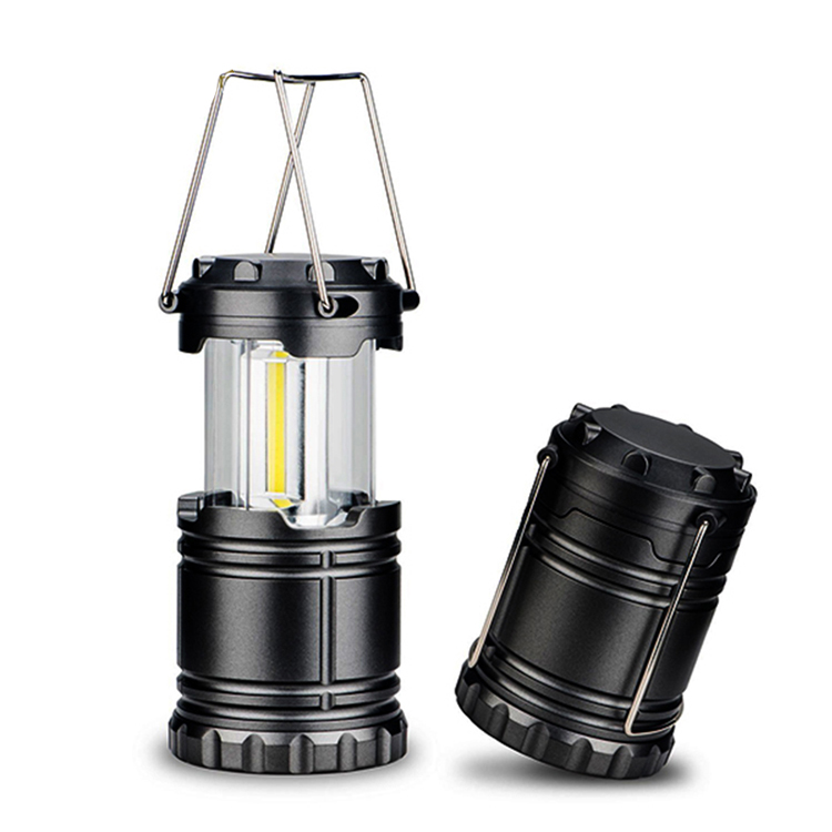 Goldmore 1pcs pack 4V high brightness emergency Collapsible COB camping lantern for camping/emergency