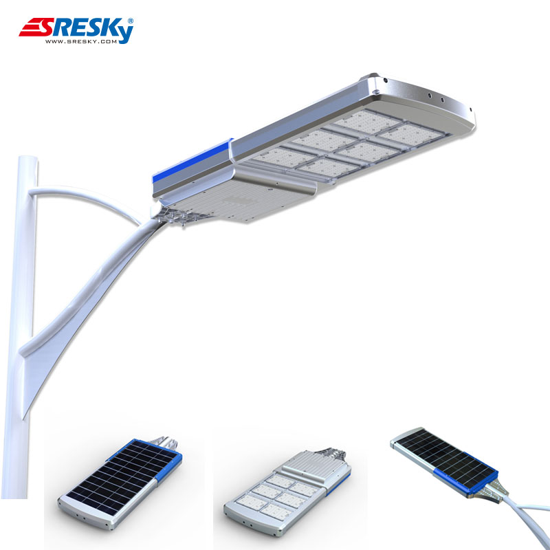 Aluminum Alloy 40W All In One 6 Meters Solar Street Light Guangdong