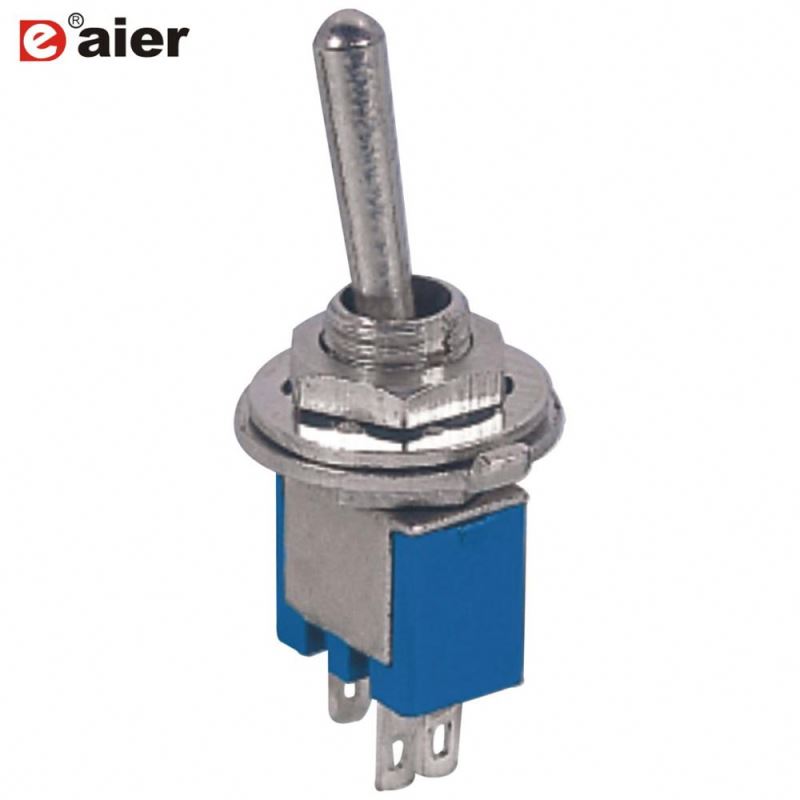 SMTS-102 Mini 3A 125VAC Locking Toggle Switch ON-ON