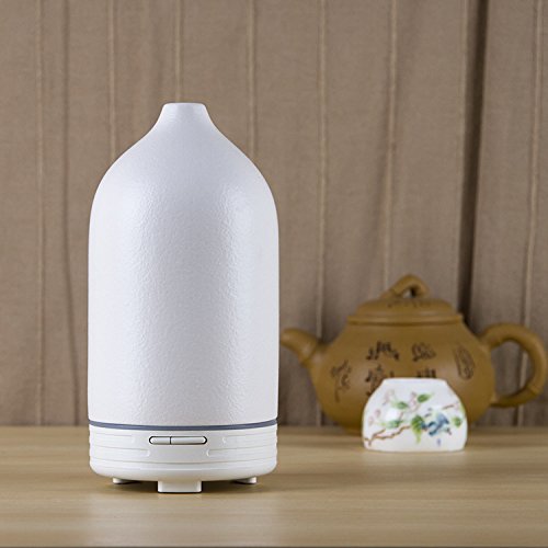 Ceramic  Diffusers for Essential Oils, 100ml Humidifier Essential Oil Diffuser, Waterless Auto Shut Off Oil Diffuser