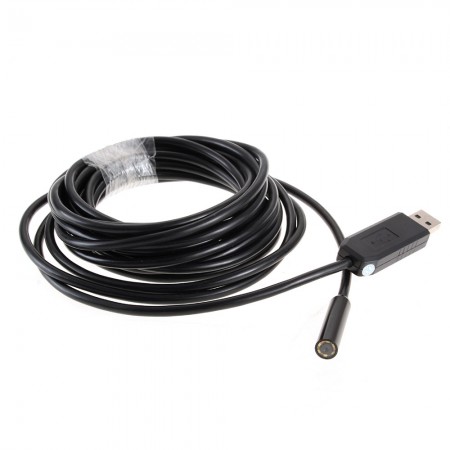 2 Million Piels Cmos 2m USB Waterproof Hd 6-led Borescope Endoscope Inspection Tube Visual Camera