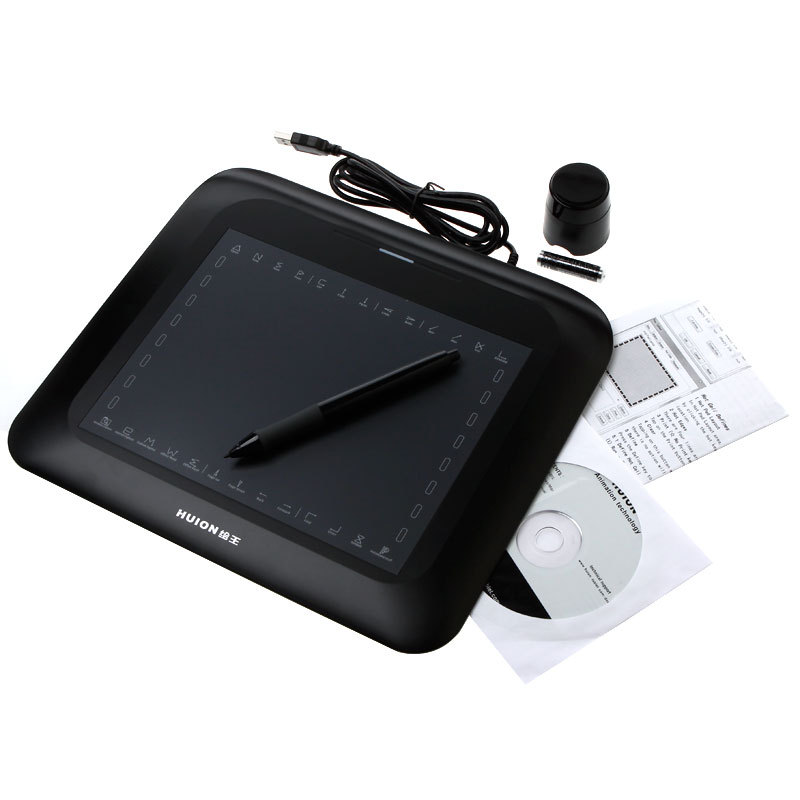10.6 Art Graphics Drawing Tablet Hot Keys Cordless Digital Pen for PC Laptop Computer with USB
