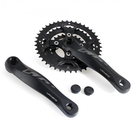 44/32/22T Mountain Bike Bicycle Road MTB Crankset Black 170mm 7/8 Speed Aluminum