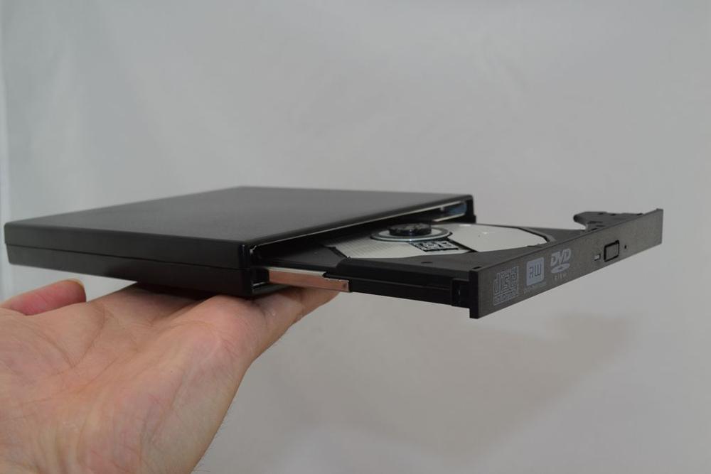 Portable Ultrathin USB2.0 Port External DVD-ROM Disk Driver CD dvd writer external for Notebook