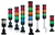 led stack light for machine/ led light stack 3 layers 24v/220v led warning light for cnc machine