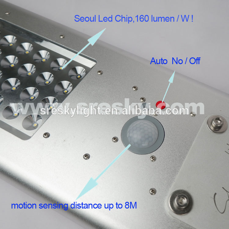 Top Quality diy 36w solar led street light with best quality and low price