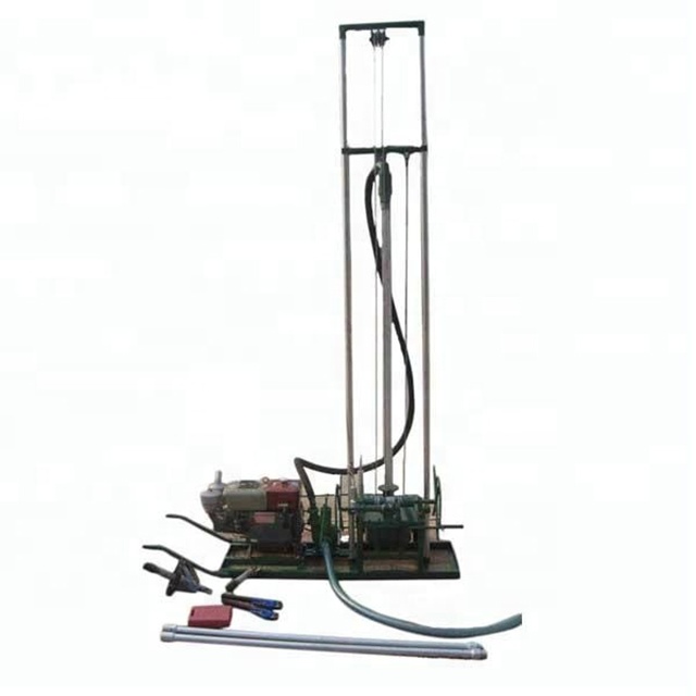 gasoline small portable water well drilling rig