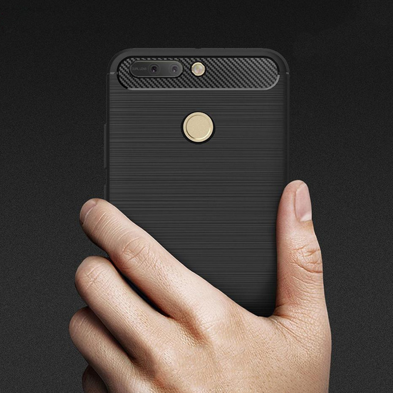 Carbon Fiber Tpu case For Huawei Honor 8 Pro / V9 soft cover
