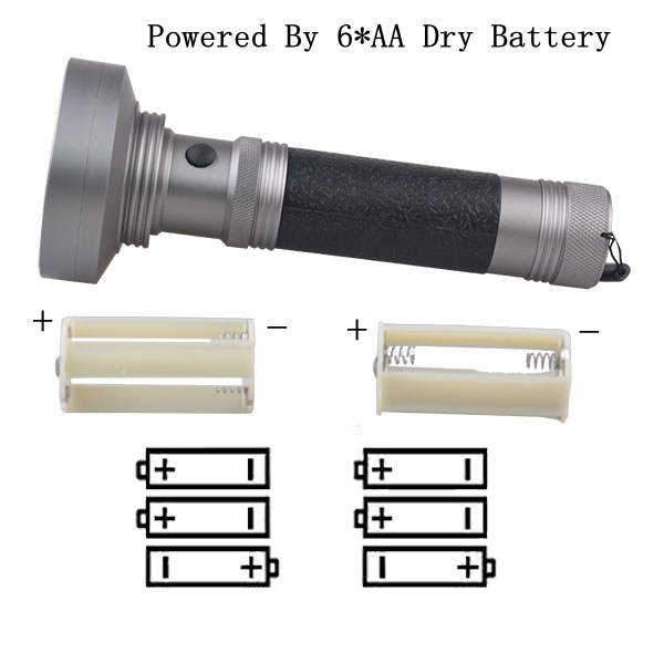 390nm Ultraviolet Scorpions Detector 100 LED 3W UV Flashlight