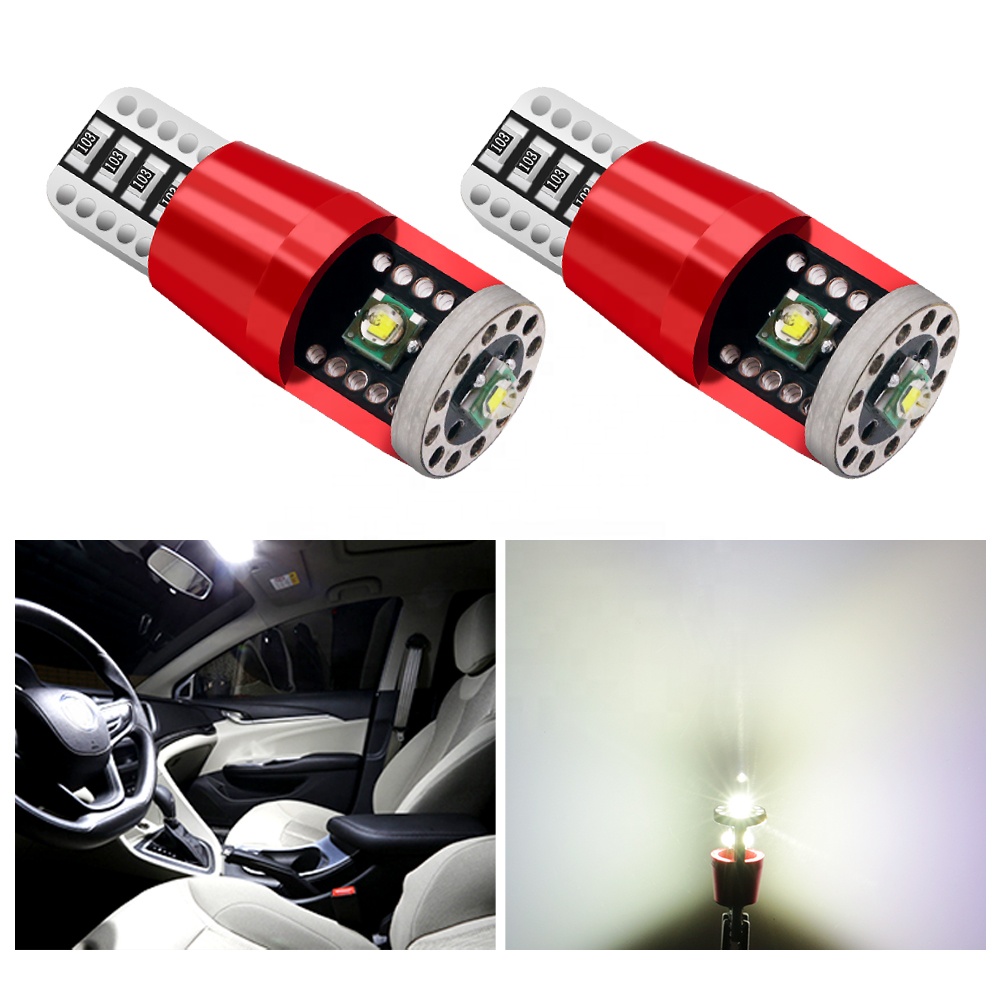 Bulb 194 Ba9S Lamps T10-3Smd-Xpe Auto Car Interior 24 V T10 W5W Led Light