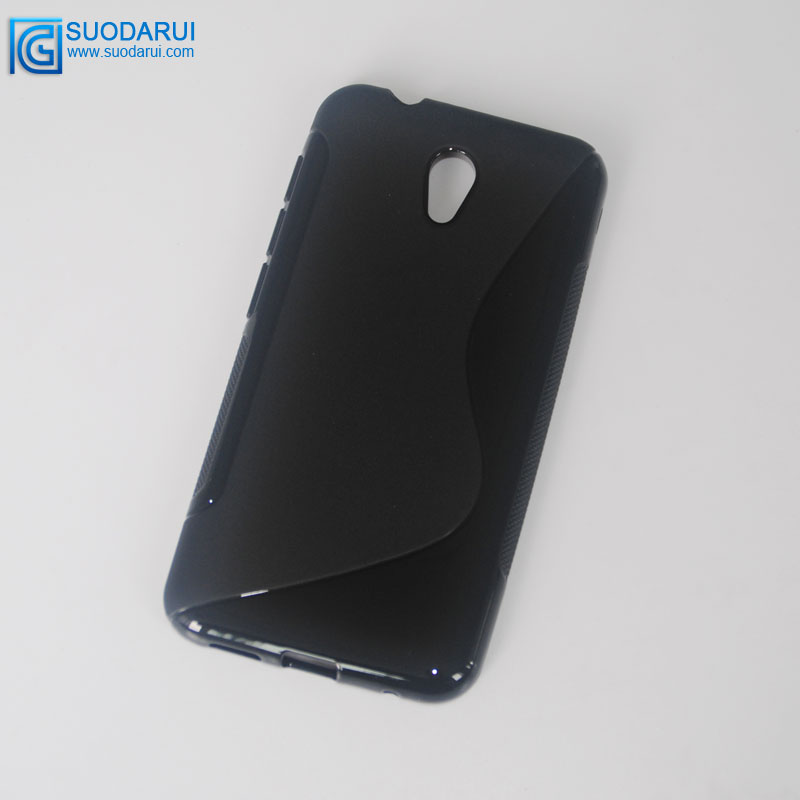 S-line TPU cover For Vodafone smart prime 7 and transparent case