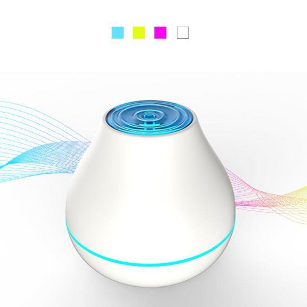 2017 New 7 Colors Night Light Bluetooth Smart Humidifier 200ML Ultrasonic Essential Oil Aroma Diffuser With Bluetooth Speaker