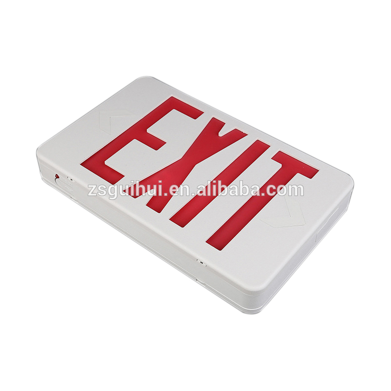 CE  certification high quality red exit sign emergency lighting emergency led light with acrylic