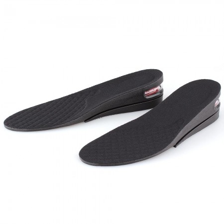 Pair PU Height Increase Insole Taller Pad Shoe Insert Heel