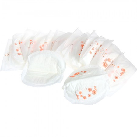 50pcs Disposable Soft Nursing Breast Pads Absorbent Feeding Breastfeeding
