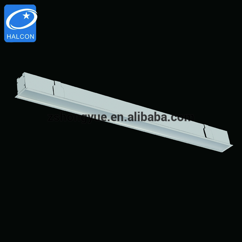 4ft Aluminum led recessed linear light