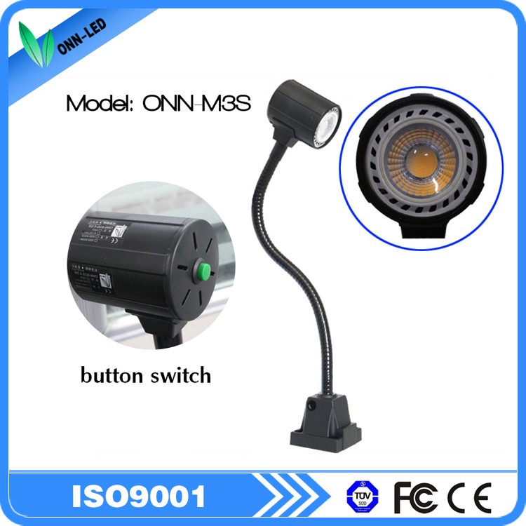 Hot sell M3S 24V 220V LED machine tool long arm hose lighting 4.5W LED machine work light