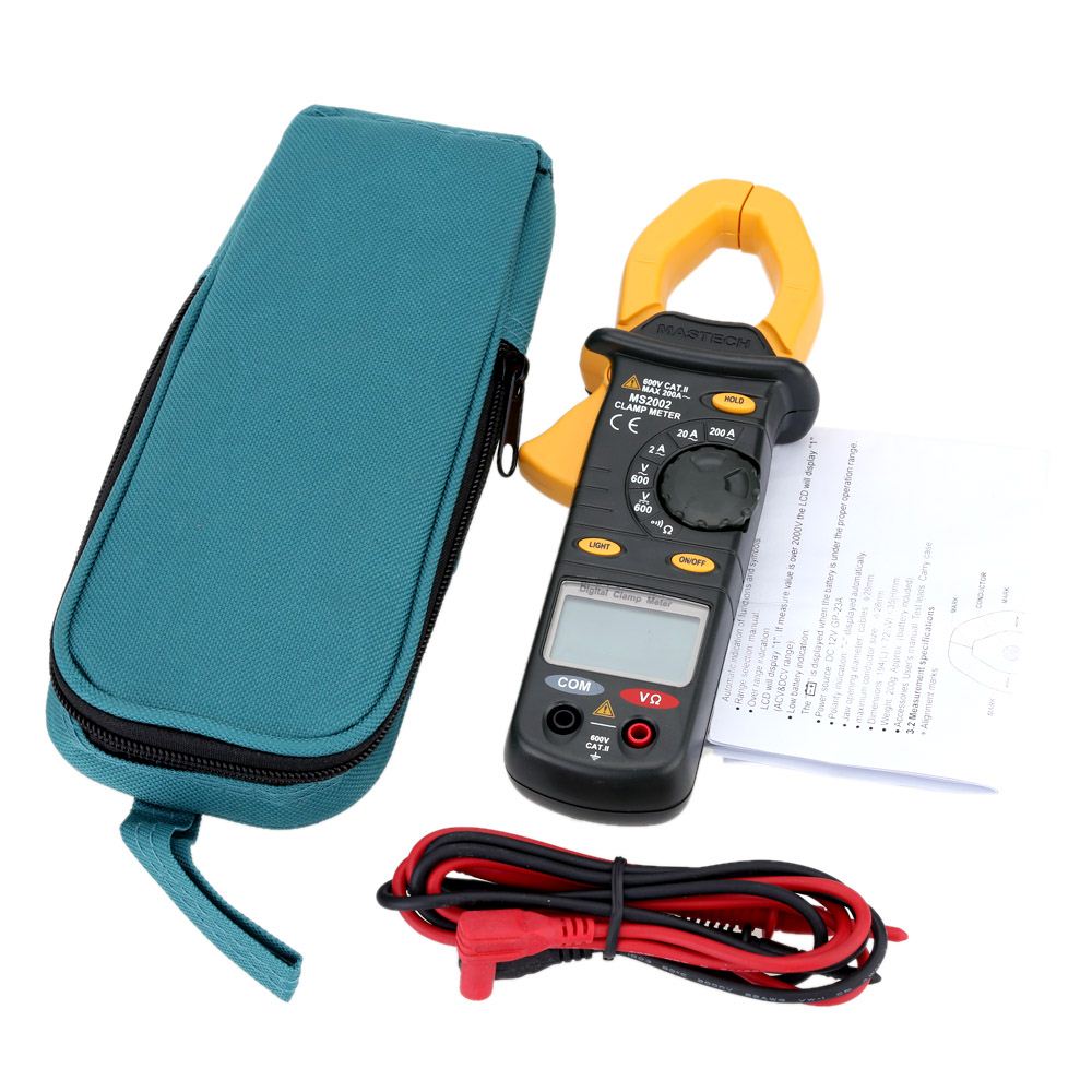 Electronic Diagnostic-tool Digital Clamp Meter Multimeter AC Current DC/AC Voltage Resistance Audible Continuity Measurement