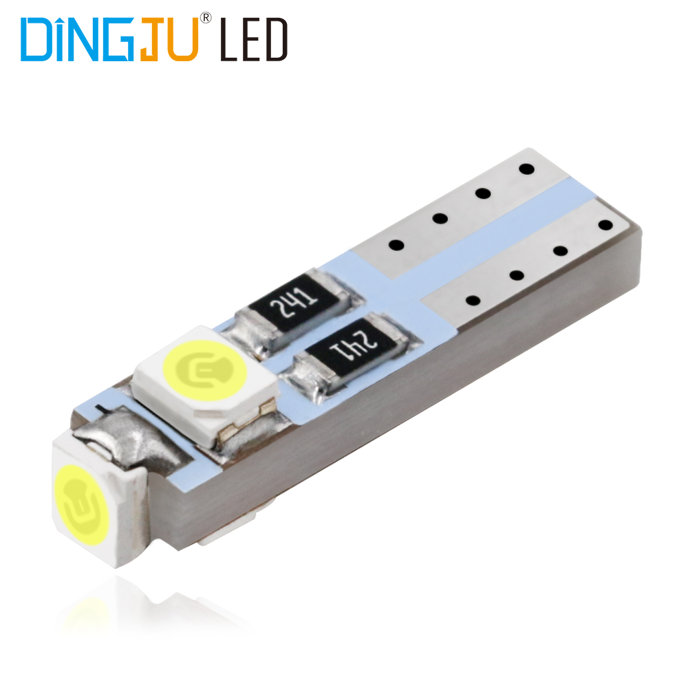 Chinese Factory T5 w3w 3smd 2835 Led Auto Car Bulb 12v 0.5w Interior Instrument Light Of Low Price