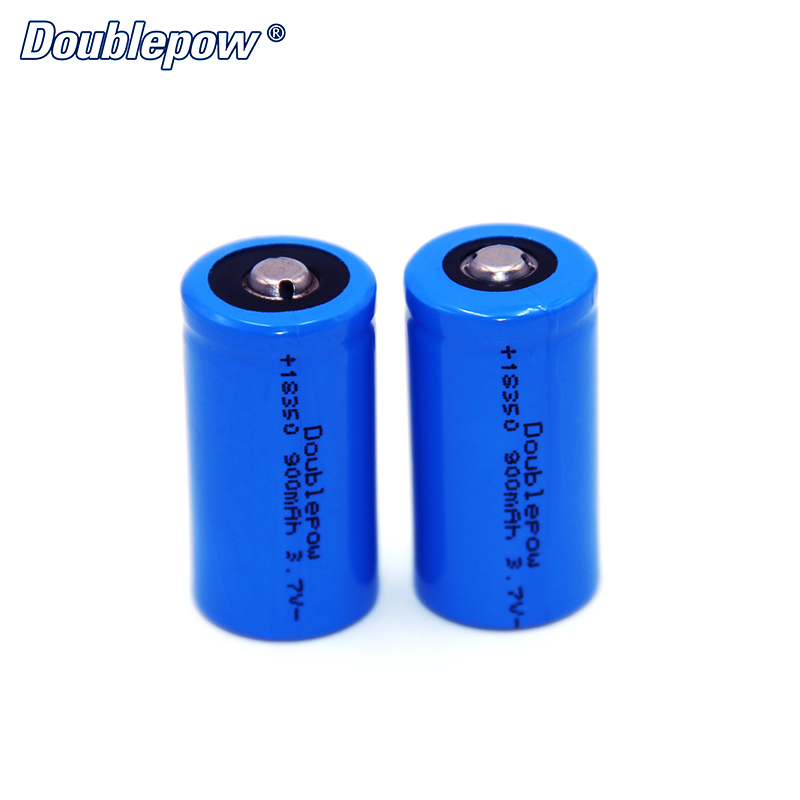 Factory price 3.7V 900mAH 18350 rechargeable Lithium ion battery for Digital Camera