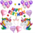 Unicorn Aluminium Foil Balloons Set for Birthday Party Decorations