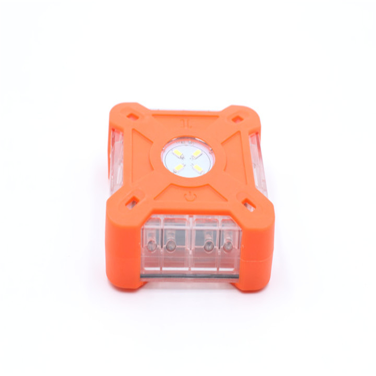 Ningbo Goldmore road flare led safety flare16+4LED square magnetic warning light emergency safe warning light with hook