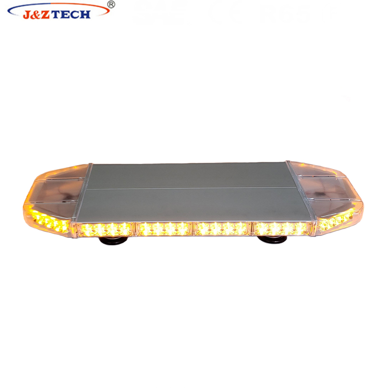 28 inch aluminum base housing sliver led amber police strobe lightbar