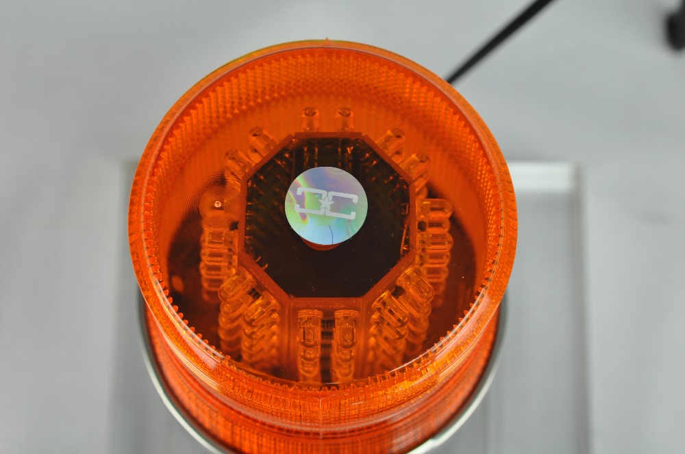 12V Magnetic mounting Led Amber Rotating Beacon