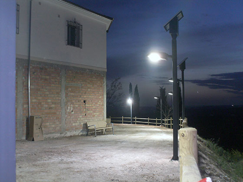 open air residential light outdoor llithium battery CE led solar street pathway highway light control plus time control