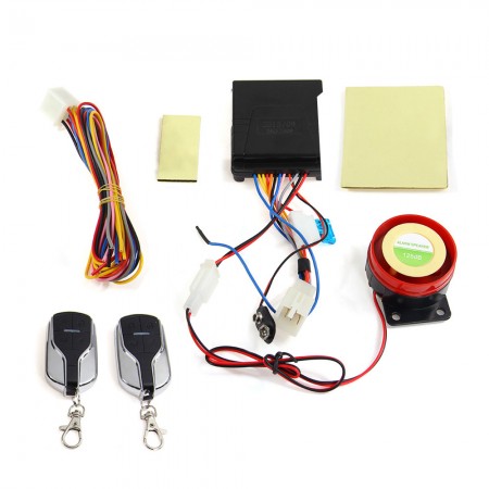 Motorcycle Bike Antitheft Alarm Security System Remote Control Engine Start Fuse