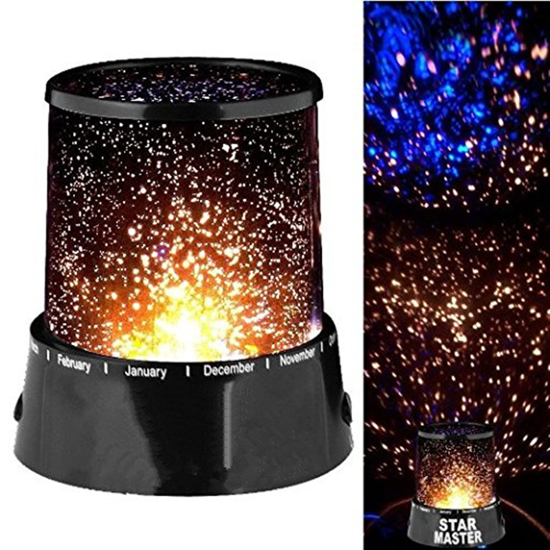 Colorful Star Master Romantic LED Night Light Projector Lamp For Kids Bedroom