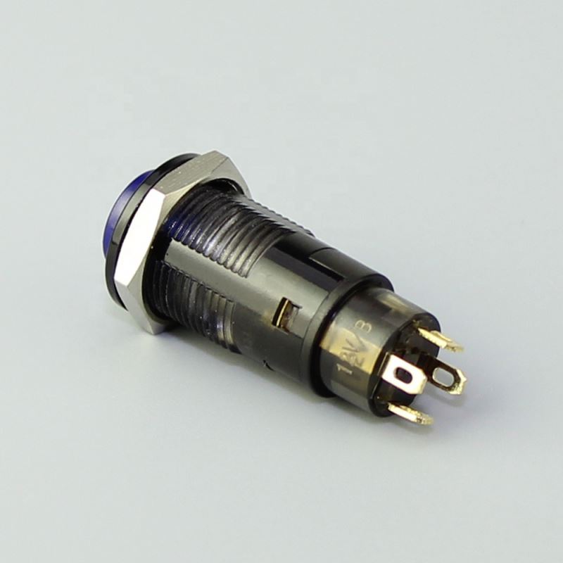 Waterproof SPST Round High Button Push Button Switch 12mm