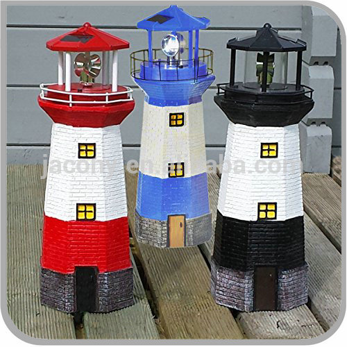 solar led garden lighthouse (JL-1601)