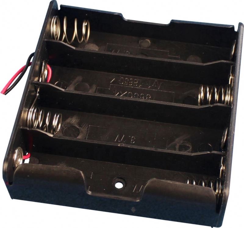 BH18650-4001 4 Cell Plastic Liion Battery Holder 18650 Battery Case With Wire Leads 18650 Battery Clip