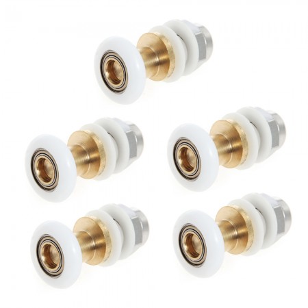 5 Partiality Shower Door ROLLERS /Runners/Wheels/Pulleys diameter 19mm