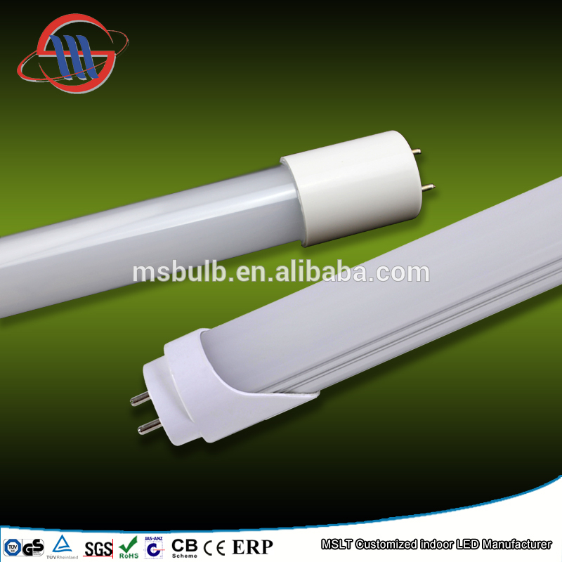 t8 18w av led tube light 9w 18w 22w T8 led tube light 100-110lm/w 600mm 1200mm 1500mm 86-265v/ac TUV CE ROHS certificate