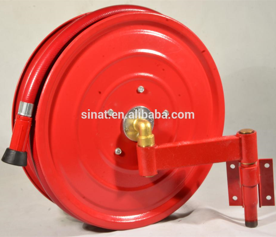 EN671 Certificate Swing arm french type fire fighting fire hose reel 19mm hose